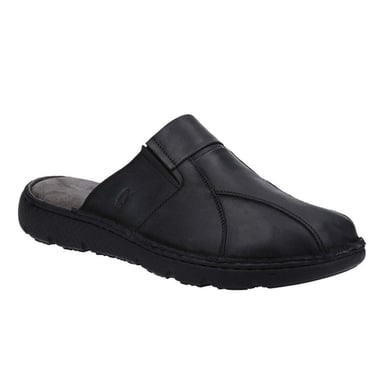 Hush Puppies Herren Carson Leder Pantoletten (Schwarz)