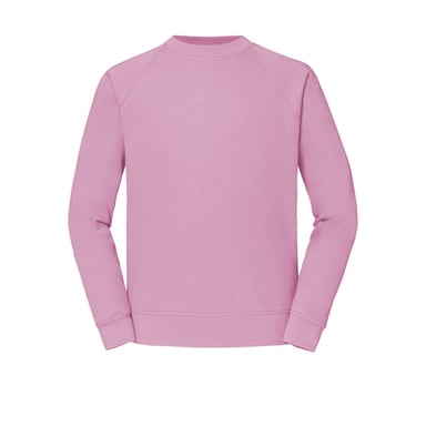 Fruit Of The Loom Herren Classic 80/20 Raglan Sweatshirt (Hellrosa)