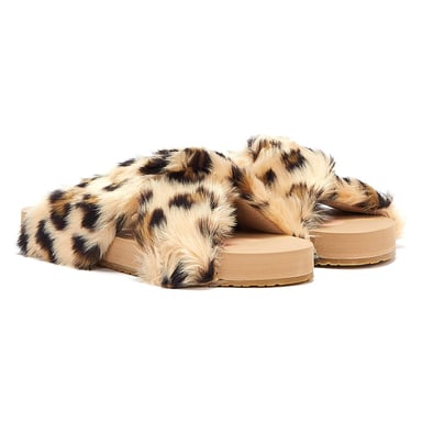 TOMS Susie EVA Cheetah Womens Braun Hausschuhe
