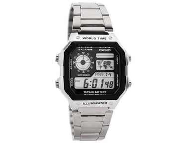 Casio Casio Collection Silber Herren Armbanduhr AE-1200WHD-1AVEF
