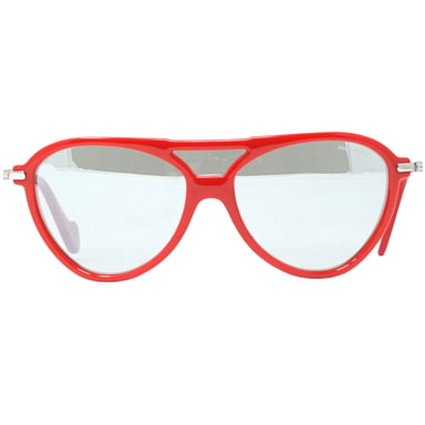 Moncler Ml0054 67C Oo Rote Sonnenbrille