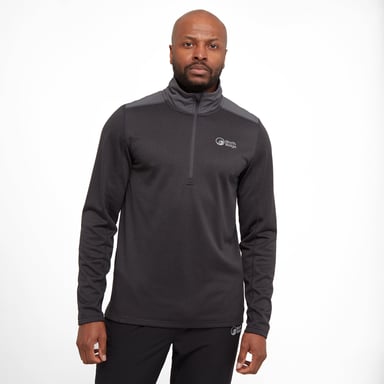 North Ridge Men's Fast Lightweight & Stretchy Half Zip Fleece, Active Fit Mid-layer