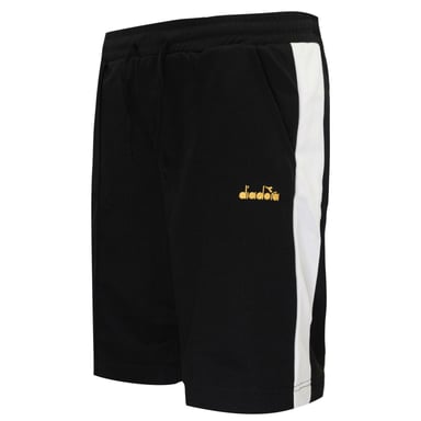 Diadora Bermuda 80er Männer schwarze Shorts