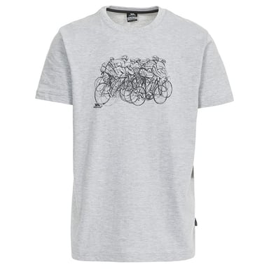 Trespass - T-shirt manches courtes WICKY - Homme (Gris chiné)