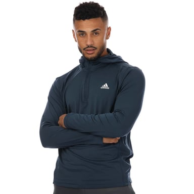 Sweat capuche Golf Primegreen adidas Pour Homme en Bleu Marine
