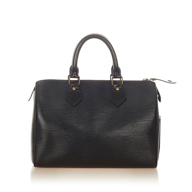 Vintage Louis Vuitton Epi Speedy 25 Black