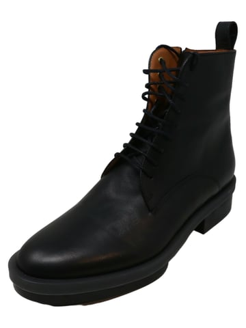 Clergerie Paris Women's Radio Ankle Boot Black / Double Gold Mid-Calf Leather - 9M