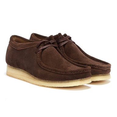 Clarks Wallabee Wildleder Herren Dunkel Braun Stiefel