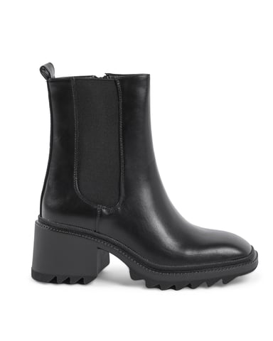 V Italia Damen Stiefeletten Schwarz 181-87 Nero