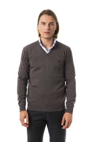 Chandail en noyer pour hommes Uominitaliani