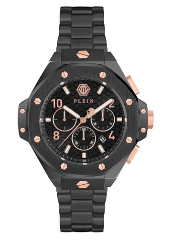 Philipp Plein Plein Chrono Royal Herrenuhr Schwarz PWPRA0424