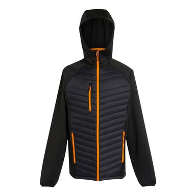 Regatta - "Navigate" Hybridjacke für Herren (Schwarz/Orangenpop)