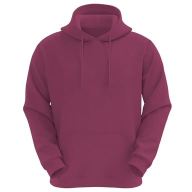 VR2 Denim Mens Plain Hoodie Long Sleeve Pullover