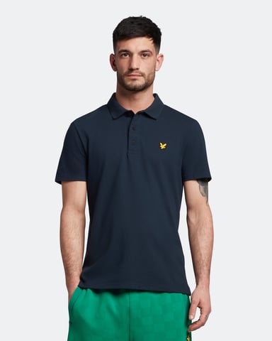 Lyle & Scott Sport Poloshirt mit kurzen Ärmeln in Marineblau