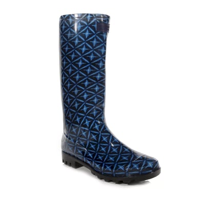 Regatta Womens/Ladies Wenlock Tile Wellington Boots (Marine)
