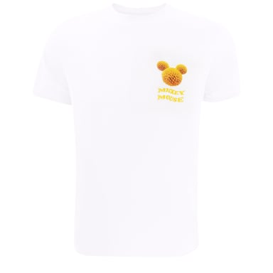 Disney Damen/Damen Mickey Mouse-Fotografie T-Shirt in Übergröße (Weiß)