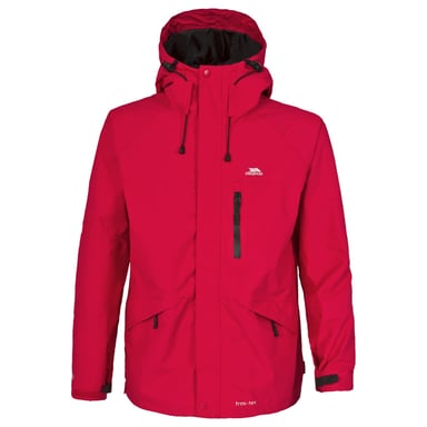 Trespass Mens Corvo Hooded Full Zip wasserdichte Jacke / Mantel