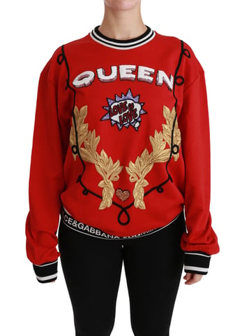 Pailletten-Liebe Pullover-Sweatshirt