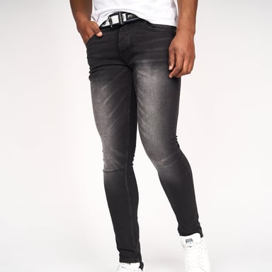 Crosshatch - "Barbeck" Jeans für Herren (Schwärze)