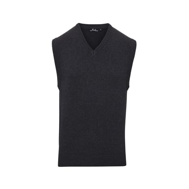 Premier - Pullover-Weste für Herren Ärmellos (Holzkohle)