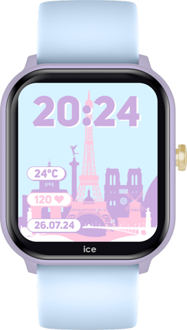 Ice Watch Ice Smart Junior 2.0 - Lila - Soft Blue Kinderuhr 022801