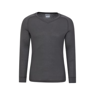 Mountain Warehouse - "Talus" Thermo-Top V-Ausschnitt für Herren (Grau)