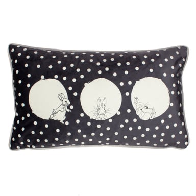 Peter Rabbit Peter Rabbit Spot Me Velvet Piped Cushion