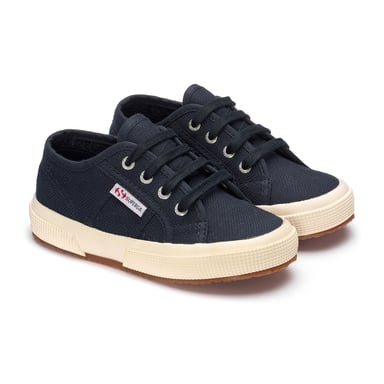Superga Childrens/Kids 2750 Jcot Leder Turnschuhe (Marine)