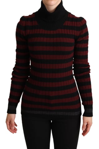 Gestreifter Wollpullover