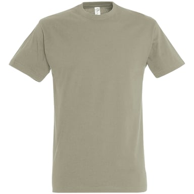 SOLS Mens Imperial Heavyweight Short Sleeve T-Shirt (Khaki)