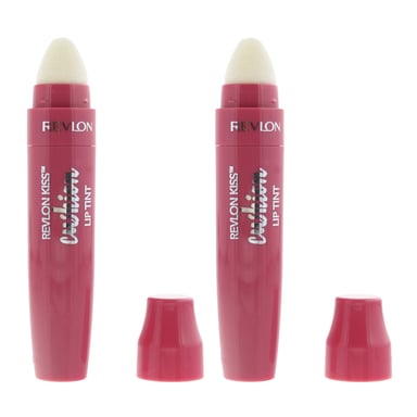 Revlon Kiss Cushion 220 Pink Irl Lip Tint 4.4ml x 2