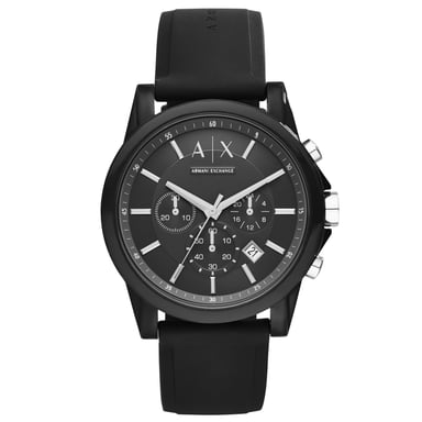 Armani Exchange Outerbanks Schwarz Herren Armbanduhr AX1326