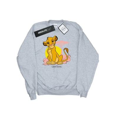 Disney Damen/Damen König der Löwen Simba Pastell Sweatshirt (Sport grau)