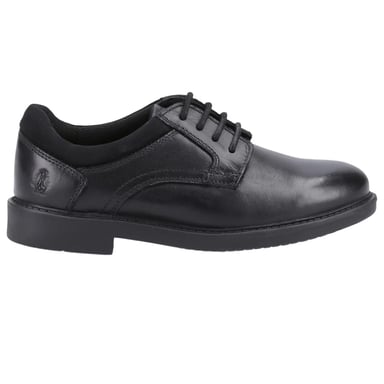 Hush Puppies - Jungen Schul-Uniform-Schuhe "Tommy", Leder (Schwarz)