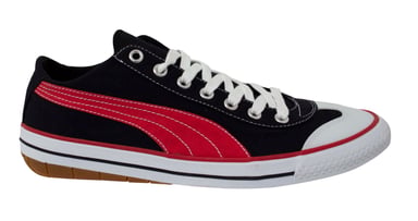 Puma 917 Schnüren -Männer schwarz rote Textile Low Trainer 345391 30