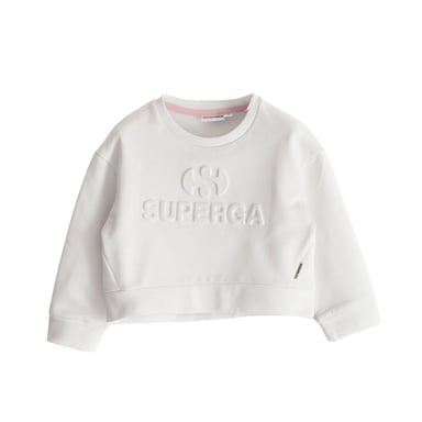 Superga Kinder/Kinder Logo Sweatshirt (Weiß)