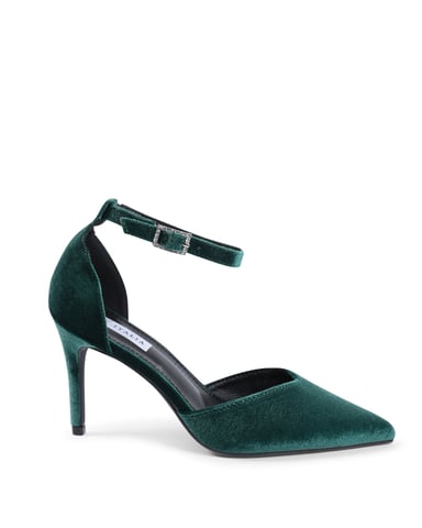 19V69 Italia Damen Riemchen Pumps Grün F0110 VERDE