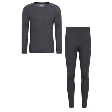 Mountain Warehouse - "Talus" Basisschicht-Set für Herren (Holzkohle)