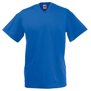 Fruit Of The Loom Valueweight T-shirt für Männer mit V-Ausschnitt, kurzärmlig (Königsblau)