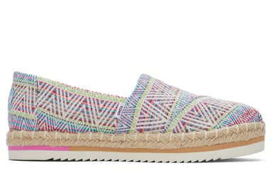 Toms Alpargata Platform Rope Shoes Womens