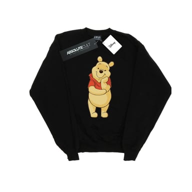 Disney Damen/Damen Winnie The Pooh Niedliches Sweatshirt (Schwarz)