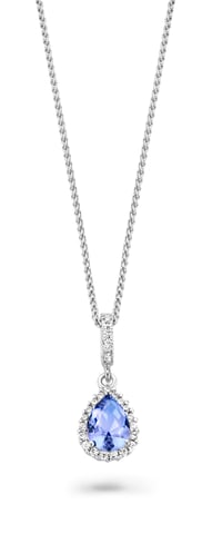Orphelia 'Enora' Damenkette mit Anhänger aus 925er Sterlingsilber – Silber ZH-7226/BT