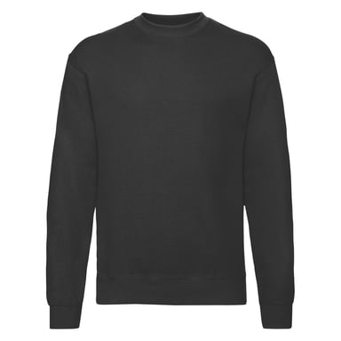 Fruit of the Loom Unisex Erwachsene Classic Drop Shoulder Sweatshirt (Schwarz)