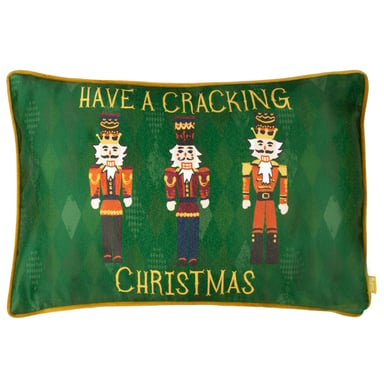 furn. Nussknacker Knackendes Weihnachten Gepiptes Samt-Polyester gefülltes Kissen