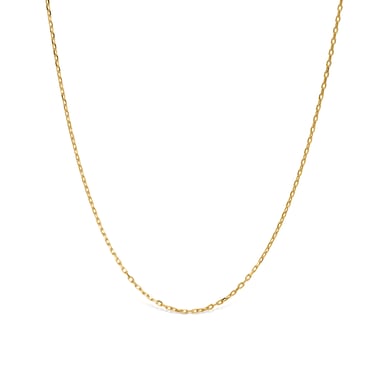 Luxus-Halskette aus 925er Sterlingsilber mit 18K Gelbgold-Finish - 18K Gelbgold vergoldet - 18K Gelbgold vergoldet - 18K Gelbgold vergoldet - 18K Gelbgold vergoldet
