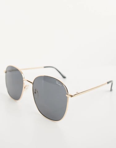 Kai Mens Jezabell Runde Sonnenbrille In Gold/Rauch