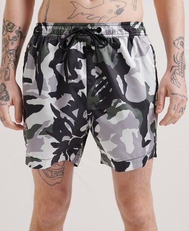 SUPERDRY Short de bain camouflage Energy