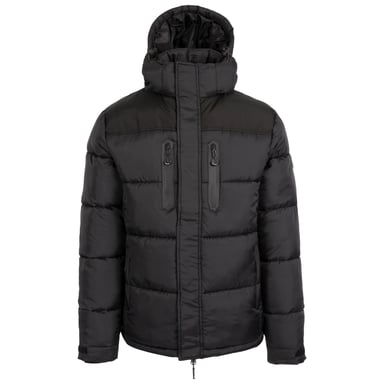 Trespass Mens Parkstone gesteppte Jacke (schwarz)