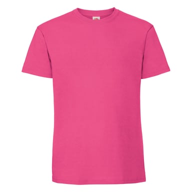 Fruit Of The Loom Herren Iconic 195 Ringspun Premium Tshirt (Fuchsia)