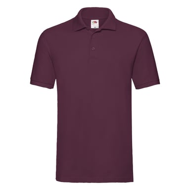 Fruit of the Loom - "Premium" Poloshirt für Herren (Burgunderrot)
